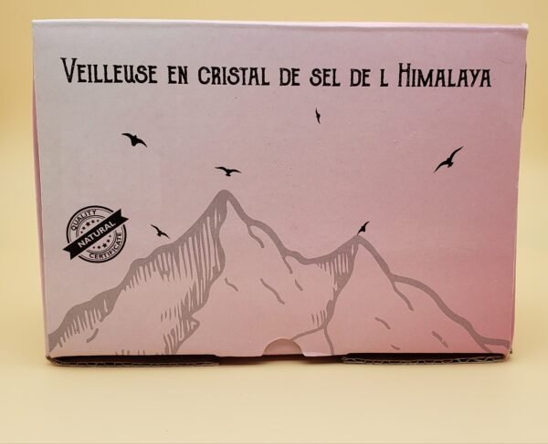 Sel de l'himalaya, Veilleuse pierre naturelle – Image 2