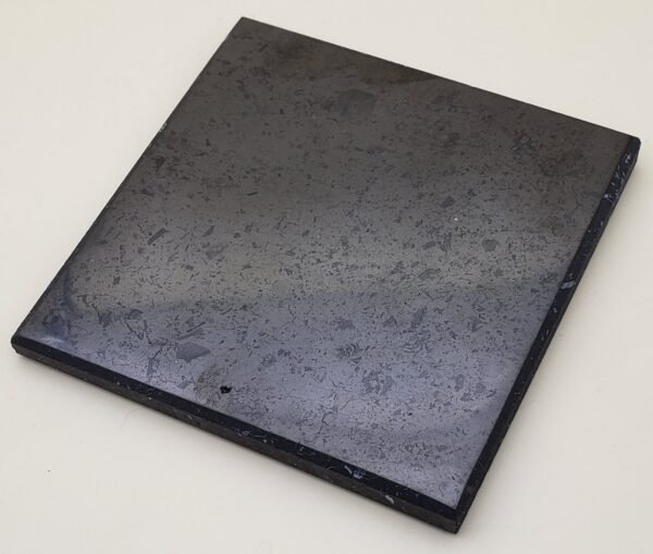 Shungite - plaque carré 10cmx10cmx1cm – Image 3