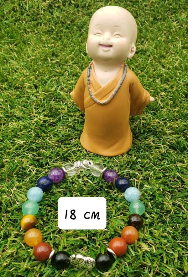 Bracelet HATSYA - 7 chakras - Étoile de la terre et Étoile de l'Âme – Image 4